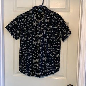 Button up t shirt